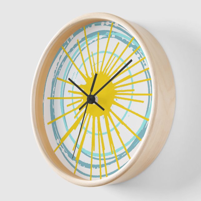 Wild und frei bist du mein Sonnenschein Wanduhr (Winkel)