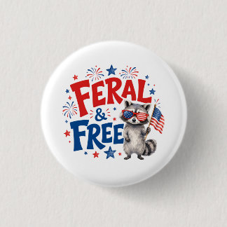 Wild und Frei Button