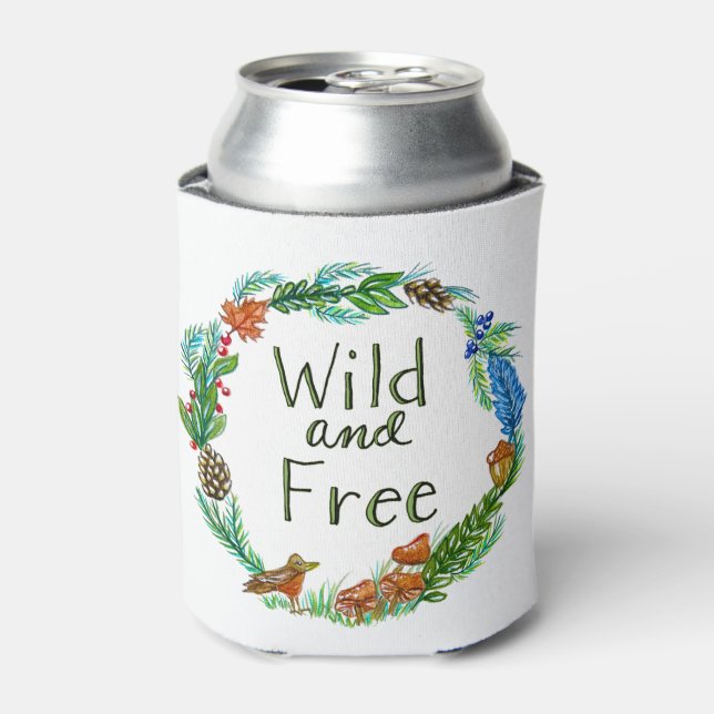 Wild und frei kälter dosenkühler (Kanne Vorderseite)