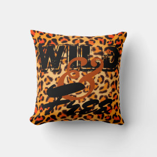 Wild und frei - Leopard Print Kissen