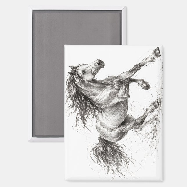 Wild und Frei Magnet (Vorderseite/Rückseite)