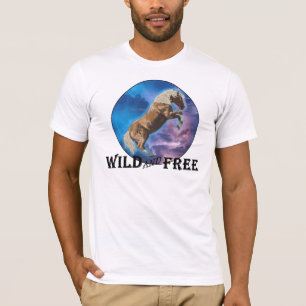 Wild und frei - Mustang T-Shirt