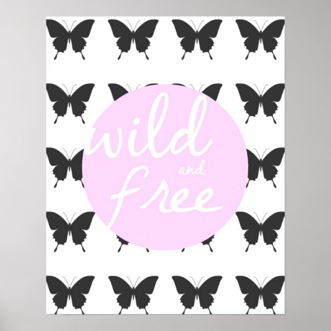 Wild und frei poster (Vorne)