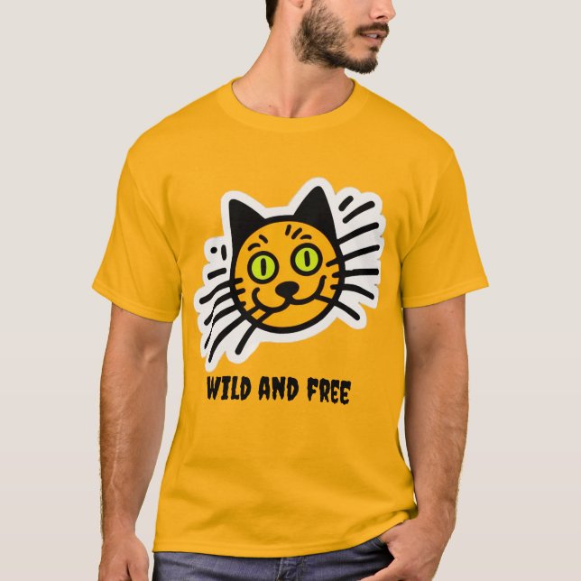 Wild und frei T-Shirt (Vorderseite)