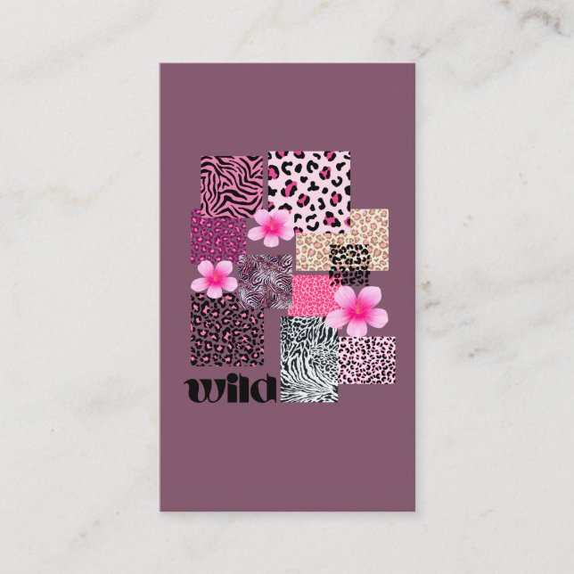 wild visitenkarte (Vorderseite)