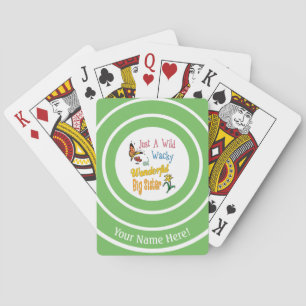 Wild Wacky Wundervolle Big Sister Geschenke Spielkarten