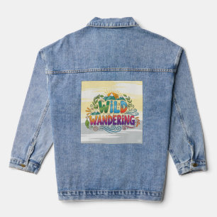 Wild Wandern eines T - Shirt Jeansjacke
