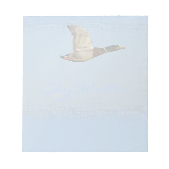 Wild Water Fowl Wildlife Bird-Lover Duck Design Notizblock (Vorderseite)