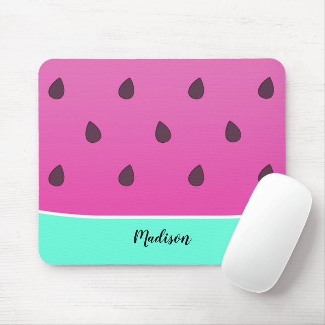 Wild Watermelon Slice | Personalisiert Mousepad (Mit Mouse)