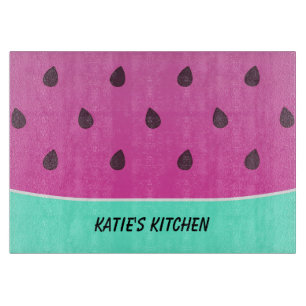 Wild Watermelon Slice   Personalisiertes Zuschnitt Schneidebrett