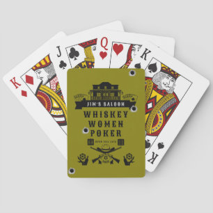 Wild West Americana Poker Spielkarten
