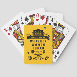 Wild West Americana Poker Spielkarten