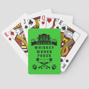 Wild West Americana Poker Spielkarten
