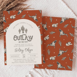 Wild West Baby Shower Einladungen | Cowboy Baby