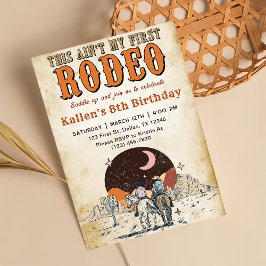 Wild West Birthday Western Cowboy Birthday Einladung