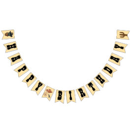 Wild West Buckin' Birthday Wimpelkette