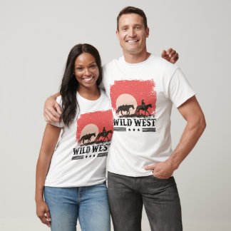 Wild West Cowboy Cowgirl T-Shirt