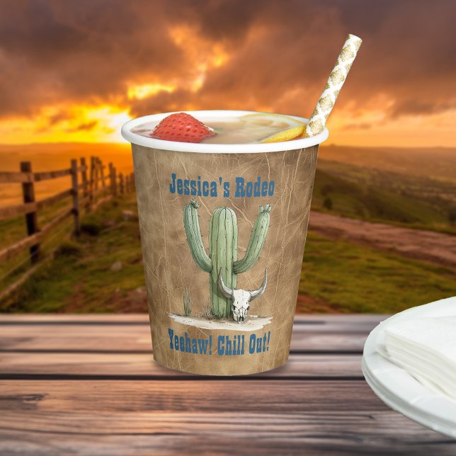 Wild West Cowboy Pappbecher (Von Creator hochgeladen)