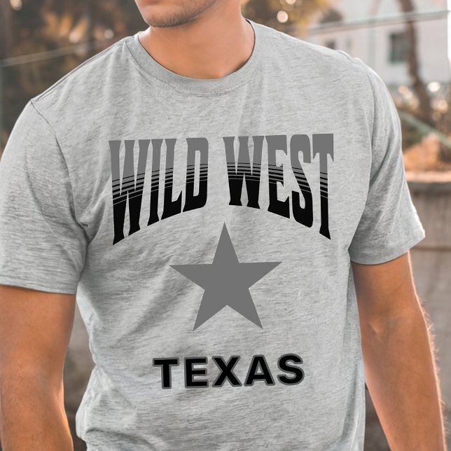 Wild West Cowboy Texas T - Shirt (Von Creator hochgeladen)