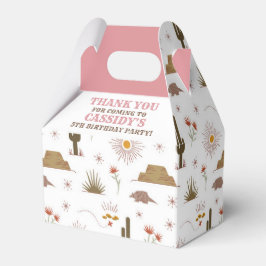 Wild West Cowgirl Birthday Party Fevor Box Geschenkschachtel
