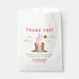 Wild West Cowgirl Birthday Party Gunst Bag Geschenktütchen