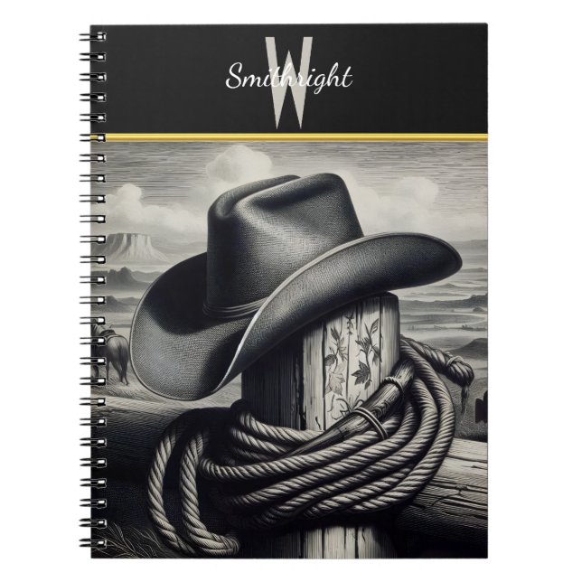 Wild West Elegance Notizblock (Vorderseite)