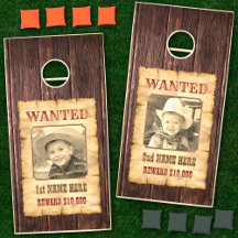 Wild West Gewollt Poster Cornhole Set