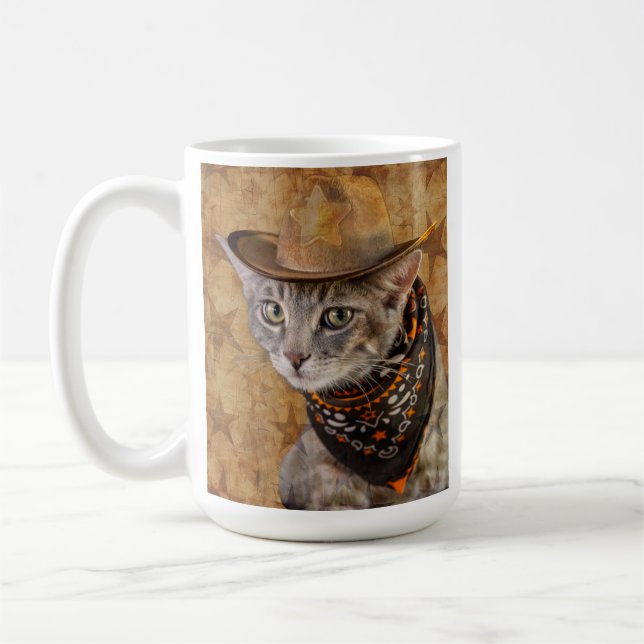 Wild West Kitty Cat Tasse (Links)