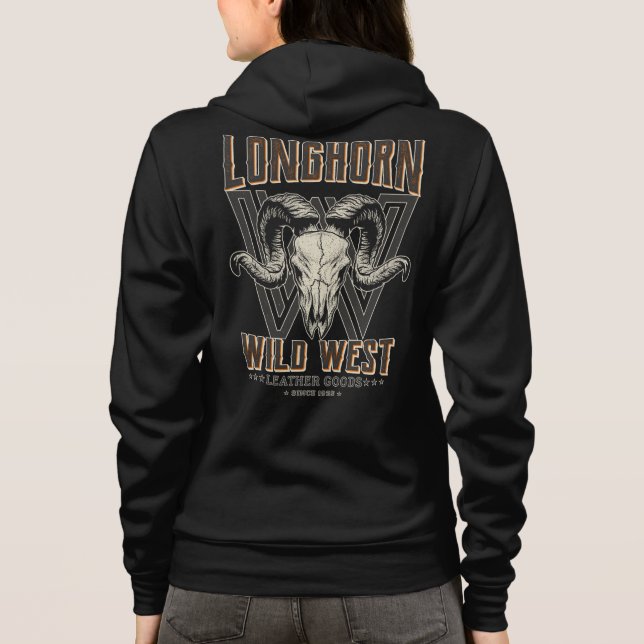 Wild West Leather Goods Hoodie (Rückseite)
