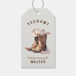Wild West Modern Cowboy Geschenkanhänger