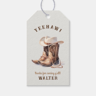 Wild West Modern Cowboy Geschenkanhänger