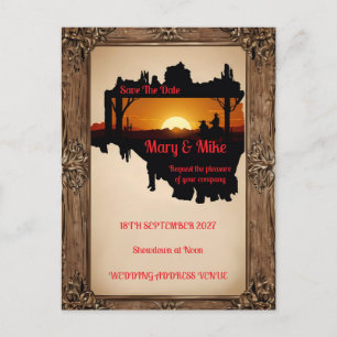 Wild West Novelty Faire-part de mariage