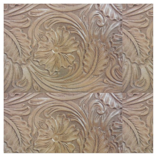 Wild West Rose Stoff (Nahaufnahme)