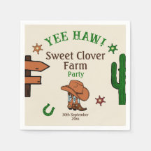 Wild West Rustic Cowboy Western Party