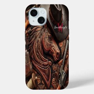 Wild West Still Life: Cowboy-Hut, Schusswaffe und  Case-Mate iPhone Hülle