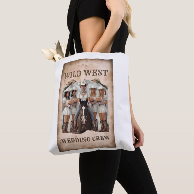 Wild West Wedding Crew Bride Tote Bag Tasche (Von Nahem)
