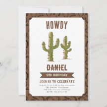 Wild West Western Birthday Party