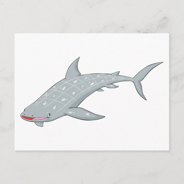 Wild Whale Shark Postkarte (Vorderseite)
