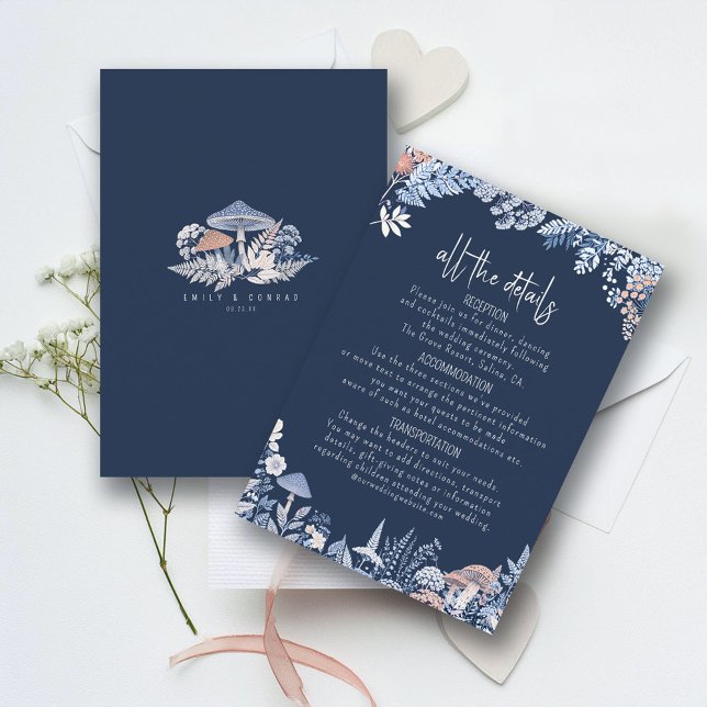 Wild & Whimsical Wedding Details ID110 Begleitkarte (Von Creator hochgeladen)