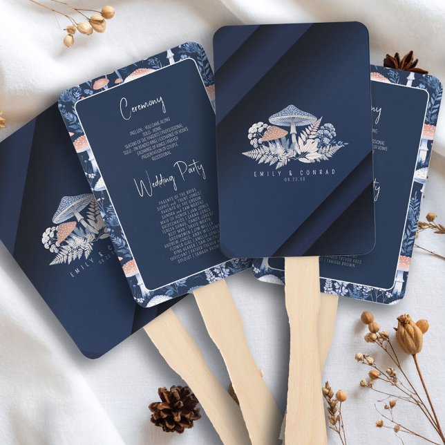 Wild & Whimsical Wedding Program ID110 Fächer (Von Creator hochgeladen)