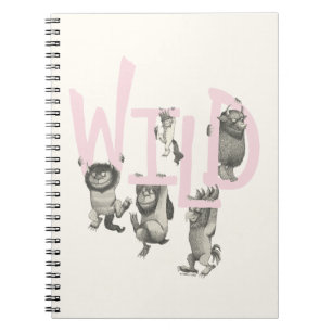WILD Wild Things and Max - Pink Notizblock