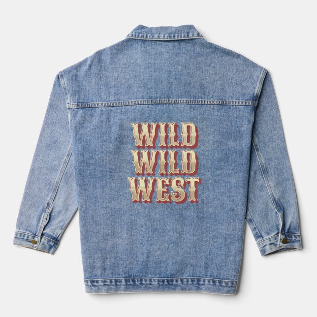 Wild Wild West Jeansjacke (Rückseite)