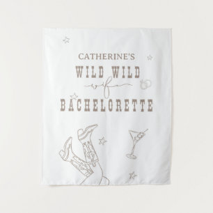 Wild Wild Wife Junggesellinnen-Abschied Tapetenzei Wandteppich