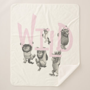 WILD Wilde Dinge und Max - Pink Sherpadecke