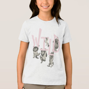 WILD Wilde Dinge und Max - Pink Tri-Blend Shirt