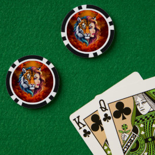 Wild Within – Tiger Spirit Göttin.  Pokerchips