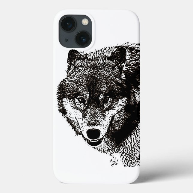 Wild Wolf Case-Mate iPhone Hülle (Rückseite)