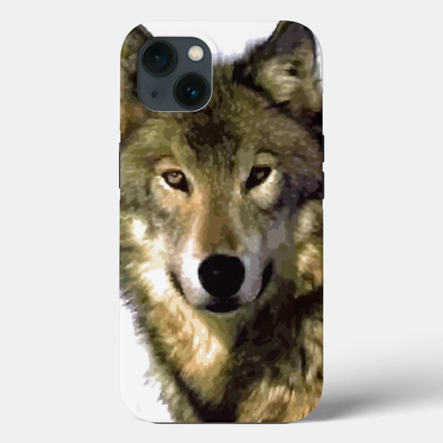 Wild Wolf Eyes Case-Mate iPhone Hülle (Rückseite)