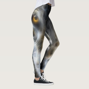 Wild Wolf Eyes Decor auf Leggings