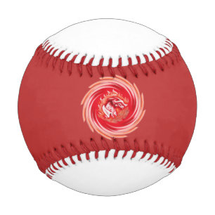 Wild Wolf Flügelroter und weißer Baseball